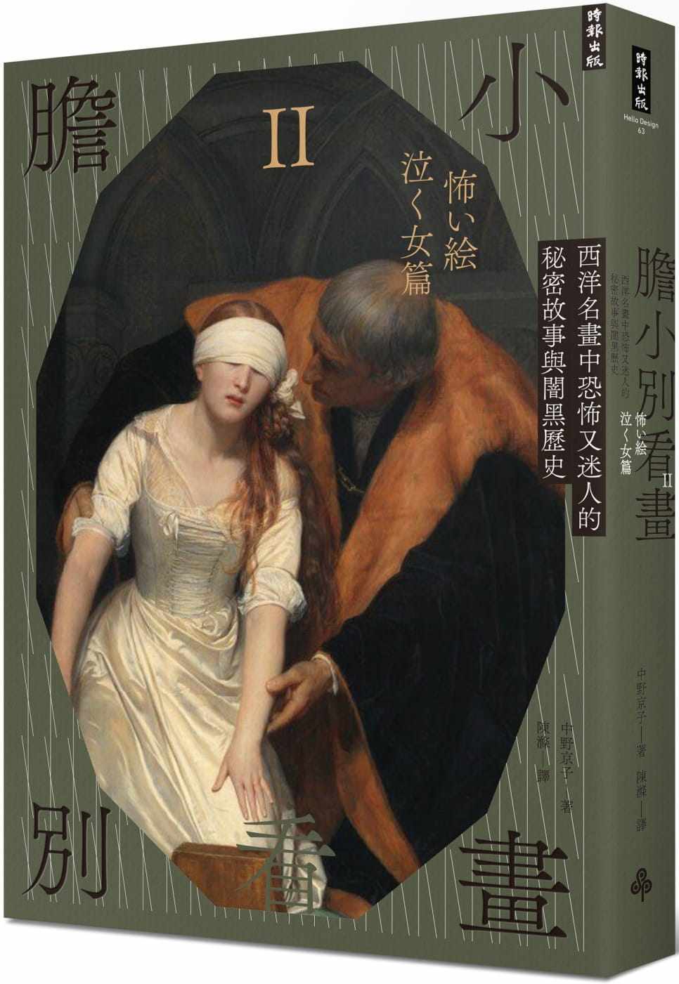 【预售】台版 胆小别看画Ⅱ时报 中野京子 精选22幅西方传世经典名画