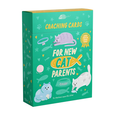 【预售】英文原版Coaching Cards for New Cat Parents新猫父母的指导卡来自动物专家的建议和启示宠物喂养专家建议指南书籍