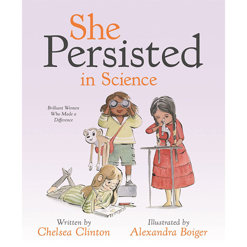 【预售】英文原版 She Persisted in Science她坚持科学 Philomel Books Chelsea Clinton以STEM为中心的作品儿童文学书籍