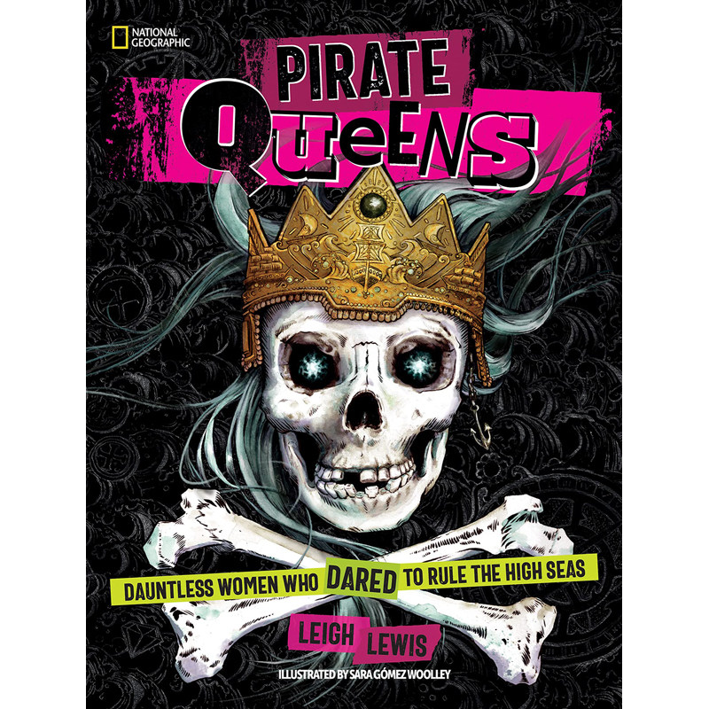 【现货】英文原版 Pirate Queens 精装 海盗皇后 Leigh Lewis 诗歌海盗传记故事插画绘本儿童文学书籍