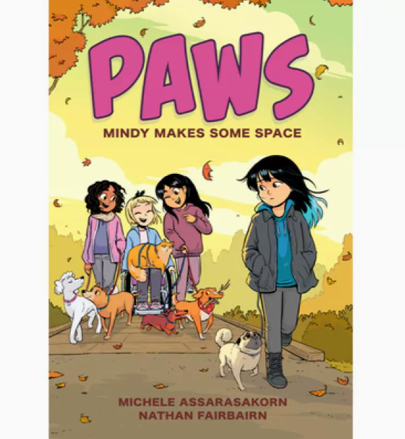 【预售】英文原版 paws: mindy makes some space 爪子 敏迪腾出一些