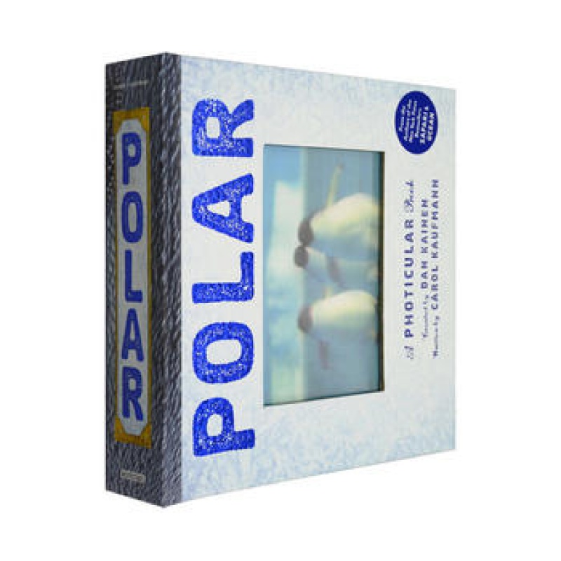 【预售】英文原版 Polar A Photicular Book《极地动物多视角3D立体影像书》会动的3D图片书儿童百科科普读物儿童书籍-封面