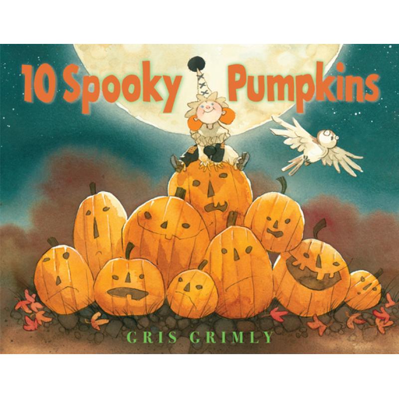 【预售】英文原版 Ten Spooky Pumpkins 十个幽灵南瓜 Scholastic Inc 亲子共读万圣节冒险故事英语启蒙儿童绘本书籍