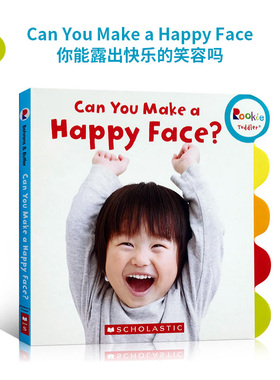 【现货】英文原版 Can You Make a Happy Face你能露出快乐的笑容吗 情绪管理绘本儿童启蒙早教亲子共读图画书儿童书籍