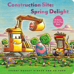 Construction 建设地点 Rinker 儿童插画故事绘本书籍 预售 英文原版 Spring Sherri 春意盎然 Site Chronicle Duskey Delight