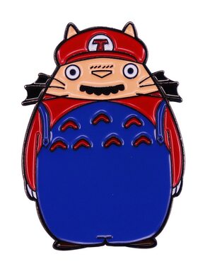 龙猫 Totoro 马里奥卡通动漫金属徽章胸针配饰 Pins