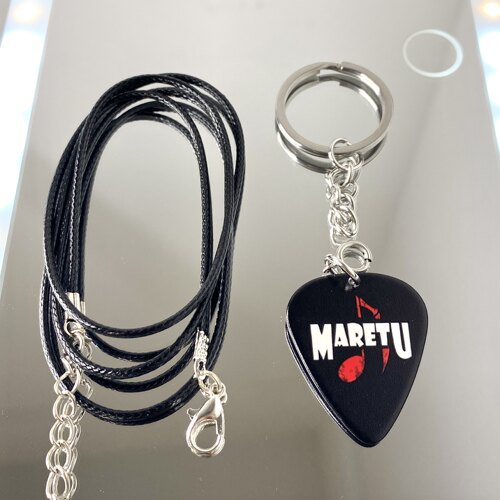 【可弹奏】Maretu周边专业吉他拨片项链钥匙扣Vocaloid无料配饰