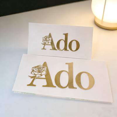 【2张】Ado周边金属贴纸金色纯镍日本红发歌姬手机壳电脑平板装饰