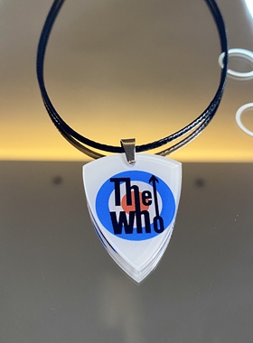 The Who谁人乐队周边项链吉他拨片配饰专辑欧美摇滚金属徽章胸针