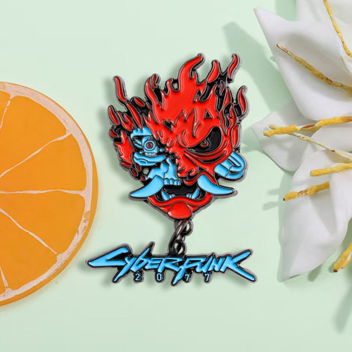 Cyberpunk 2077 赛博朋克 2077 幽灵武士金属徽章胸针配饰 Pins