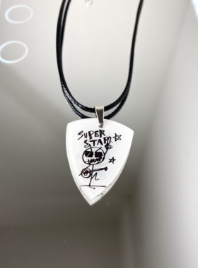 MIYAVI石原崇雅吉他拨片项链摇滚音乐节配饰挂饰礼物