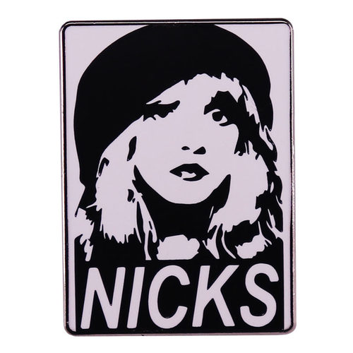 Stevie Nicks NICKS 民谣摇滚女歌手金属徽章胸针配饰 Pins