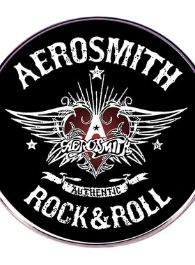 Aerosmith史密斯飞船胸针空中铁匠摇滚乐队别针胸章合金金属徽章