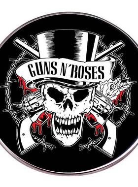 Guns N Roses枪炮玫瑰胸针摇滚乐队金属音乐别针合金徽章配饰