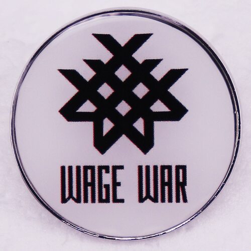 美国金属芯乐队WAGE WAR金属核乐队金属徽章胸针配饰 Pins