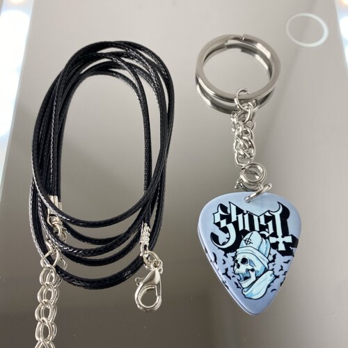 【可弹奏】Ghost B.C. 瑞典摇滚乐队周边专业吉他拨片项链钥匙扣
