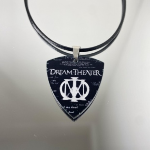 梦剧院 Theater乐队周边吉他拨片项链配饰专辑徽章摇滚金属 Dream