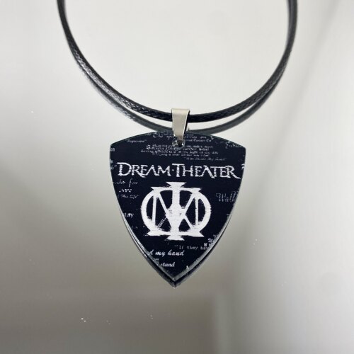 梦剧院 Dream Theater乐队周边吉他拨片项链配饰专辑徽章摇滚金属