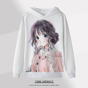 薰香花朵凛然绽放和栗薰子卫衣动漫定制痛衣服二次元学生周边cos