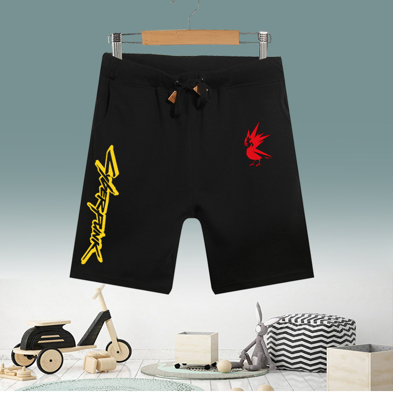 赛博朋克短裤动漫游戏休闲