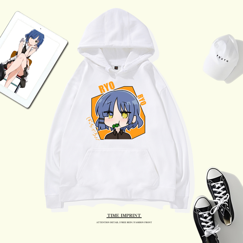 孤独摇滚山田凉连帽圆领卫衣动漫