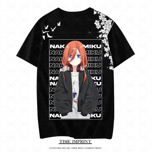 五等分的花嫁三玖T恤短袖