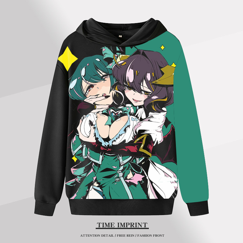 憧憬成为魔法少女连帽动漫卫衣