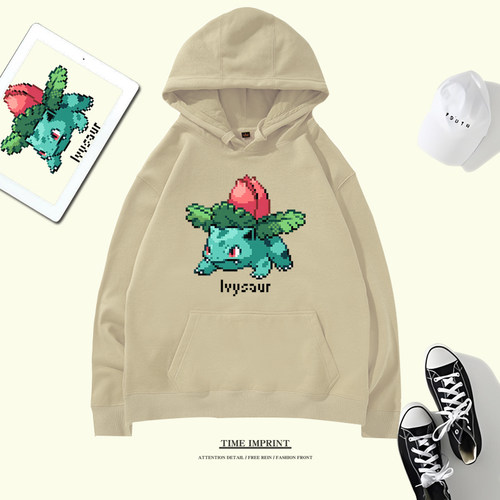 pokemonbulbasaur妙蛙连帽卫衣