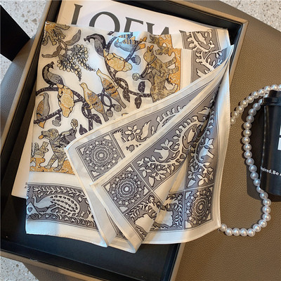 真丝丝巾女春秋时尚领巾