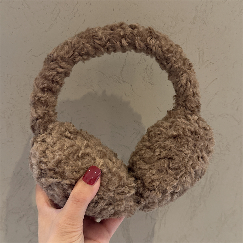 ins冬季可爱保暖耳套韩国纯色毛绒耳包学生防冻骑行护耳罩耳捂子