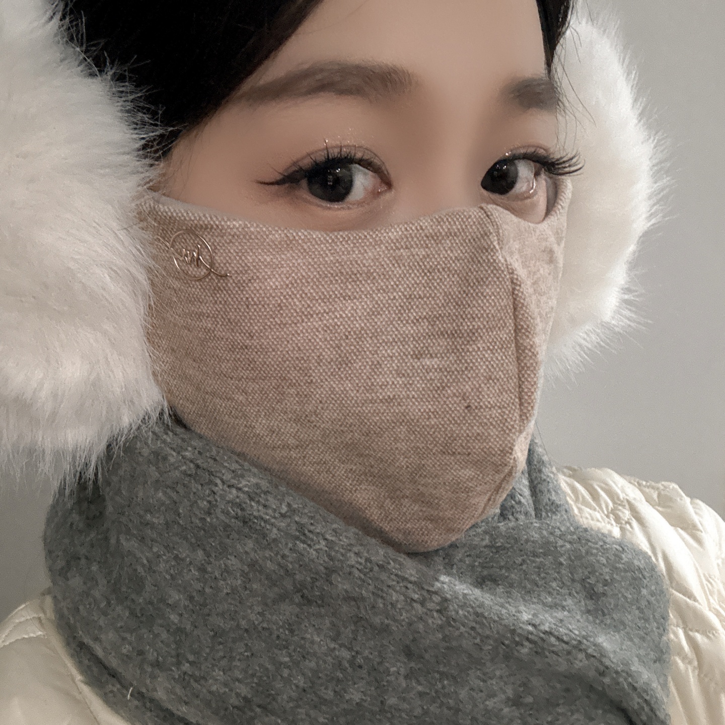 保暖口罩防风防寒2025新款女高颜值秋冬保暖面罩紫外线东北防冻脸