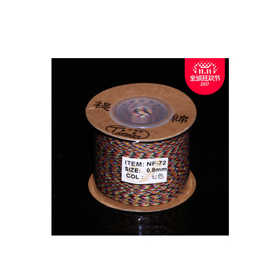 台湾缇绵原装五彩玉五色手串线