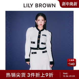 QUANT泡泡袖 MARY 小香风外套LWND245091 BROWN秋冬款 LILY