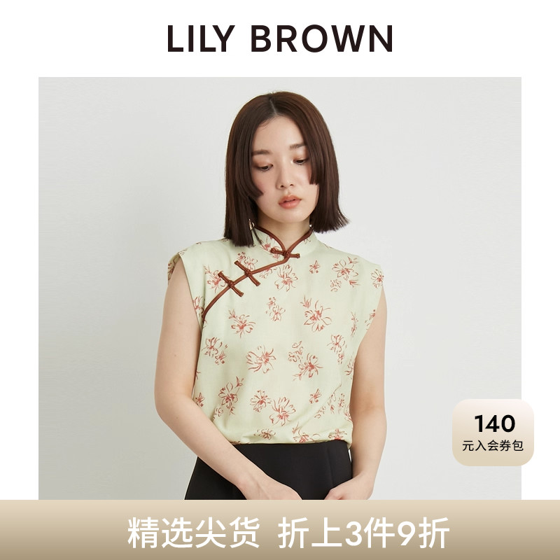 LILYBROWN无袖衬衫盘扣新中式