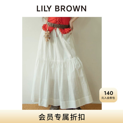 LILYBROWN高腰印花半身裙