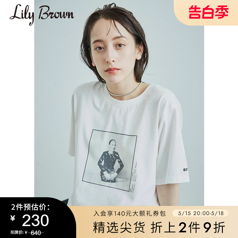 合作款LILY新品男女短袖T恤