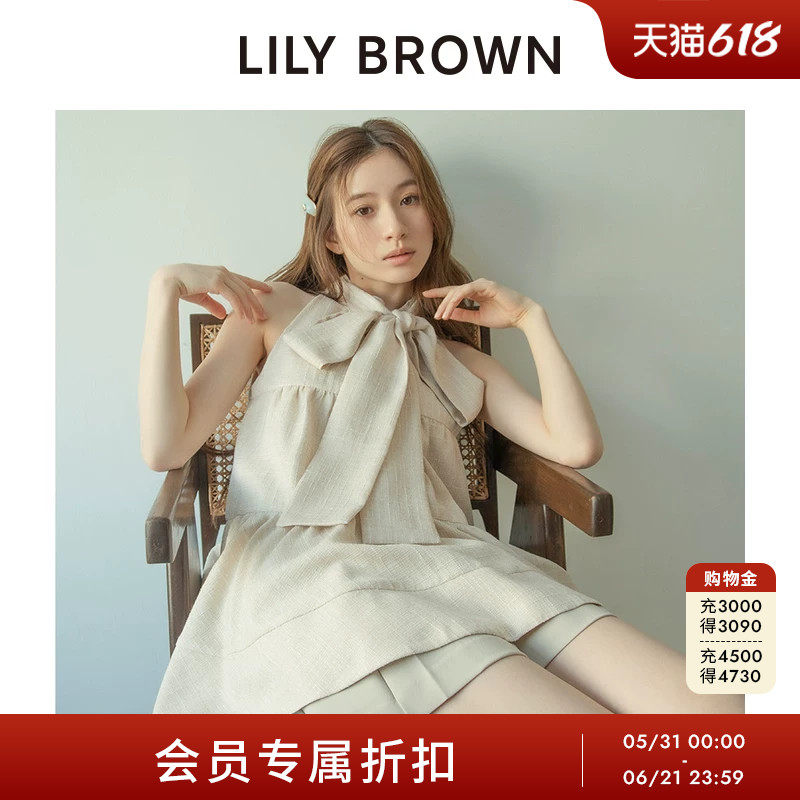 LILYBROWN微透泡泡袖雪纺衬衫