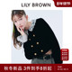 LILY BROWN2025秋冬新品 CANDY蕾丝领双排扣丝绒短外套LWFJ254814
