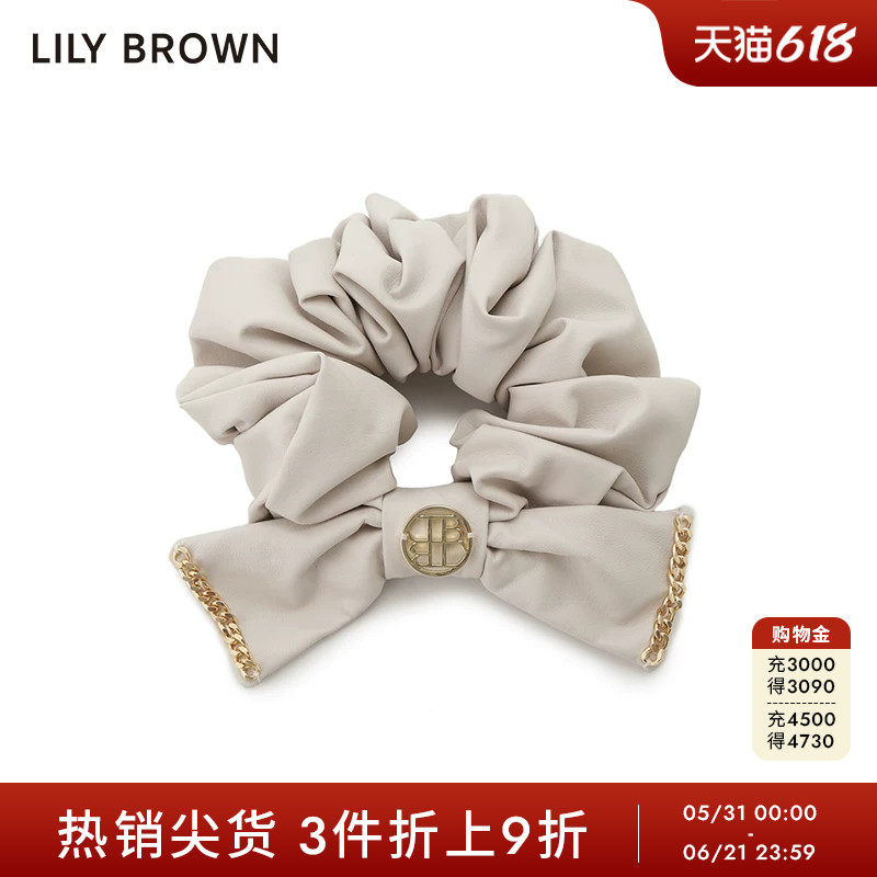 LILY BROWN春夏款 甜美金属链装饰头饰发圈发带LWGG231350