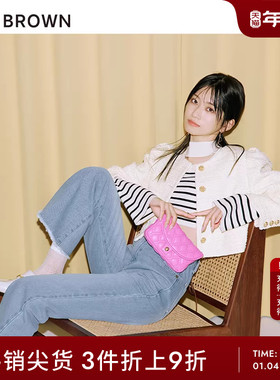 LILY BROWN春夏款 简约拼接性感百搭短筒丝袜LWGG231344