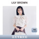 衬衫 甜美蝴蝶结微透雪纺泡泡袖 LWFB261074 BROWN2026春夏新品 LILY