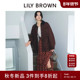 复古百搭翻领棉质拼色工装 LILY BROWN2025秋冬新品 外套LWFJ254103