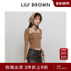 吊带背心针织披肩开衫 LILY BROWN春夏款 两件套LWNT251134
