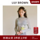 LILY 上衣LWNT251151 针织打底衫 BROWN春夏款 淡人微透薄款