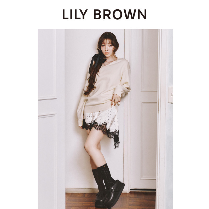 LILYBROWN针织衫吊带连衣裙套装图片