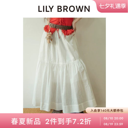 LILYBROWN高腰印花半身裙