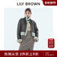 LILY BROWN秋冬款 甜酷仿羊羔绒机车夹克短外套LWFJ245060