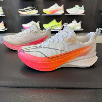 李宁赤兔8PRO透气支撑轻便回弹低帮训练竞速跑步鞋ARPV015-1