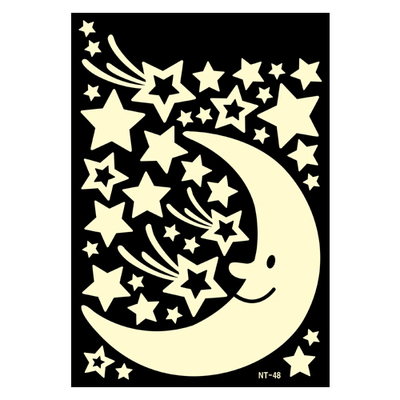 韩国天花板夜光儿童房卡通墙贴纸