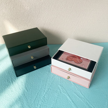 录音磁带盒子包装送礼仿皮空盒黑白绿灰粉色定制专用电子磁带礼盒